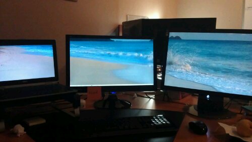 My three monitors